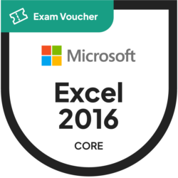 Microsoft Excel 2016 Core: Data Analysis, Manipulation, and Presentation MOS (77-727) | Exam Voucher by Pearson Vue via N2K