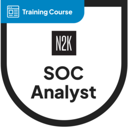 N2K SOC Analyst Role Based Training Course