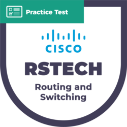100-490: Supporting Cisco Routing and Switching Network Devices (RSTECH) | Practice Test