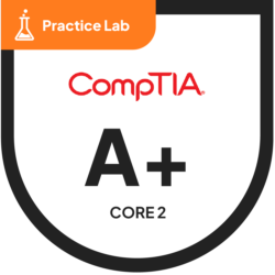 N2K certification training CompTIA A+ Core 2 practice lab